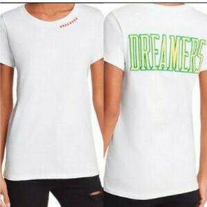 University of today dreamers of tomorrow T-Shirt with Red Detail